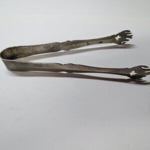 Vintage Sugar Appetizers Tongs Small 7" length Sterling Silver?